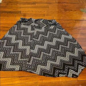 Zig Zag Geometric pattern skirt
